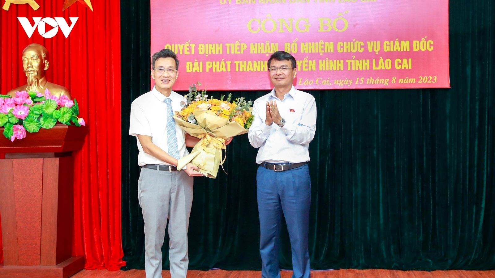 Nhà báo Lê Trường Giang làm Giám đốc Đài PTTH tỉnh Lào Cai